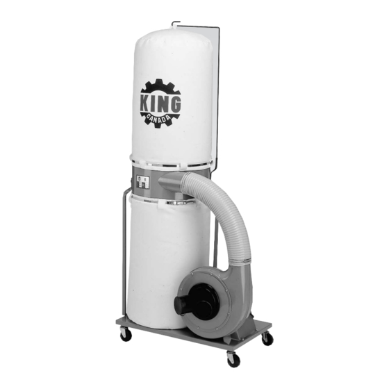 User Manuals: King Canada KC-3105C Dust Collector