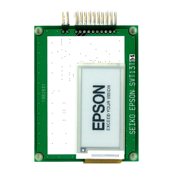 Epson S5U13T04P00C100 Manuals