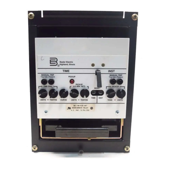 Basler BE1-51B Manual