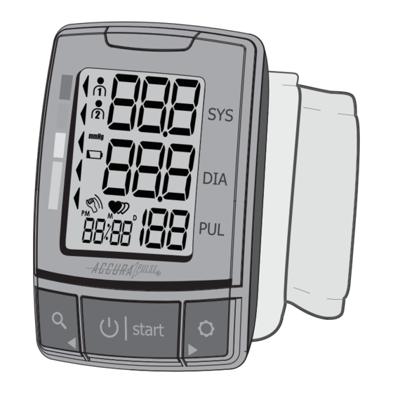 Gurin Accura Pulse AP-WBPM810 User Manual