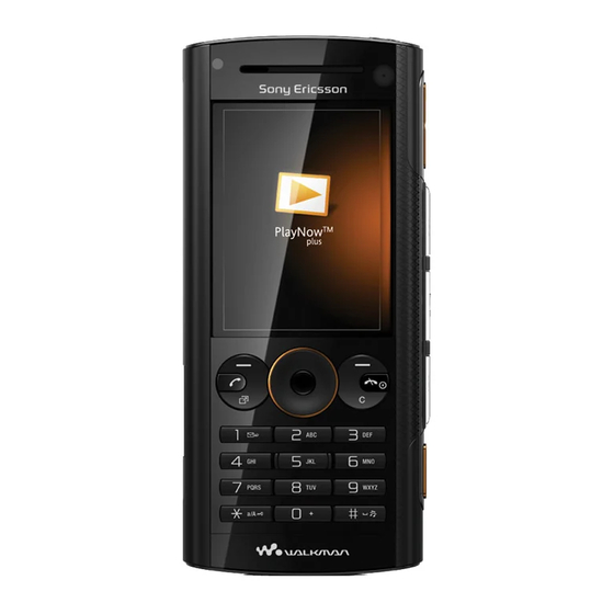 Sony Ericsson WALKMAN W902 User Manual