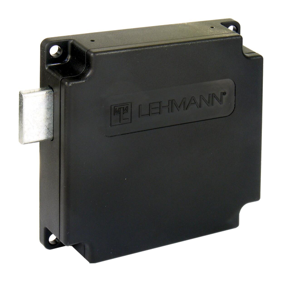 LEHMANN M610 Operating Instructions Manual