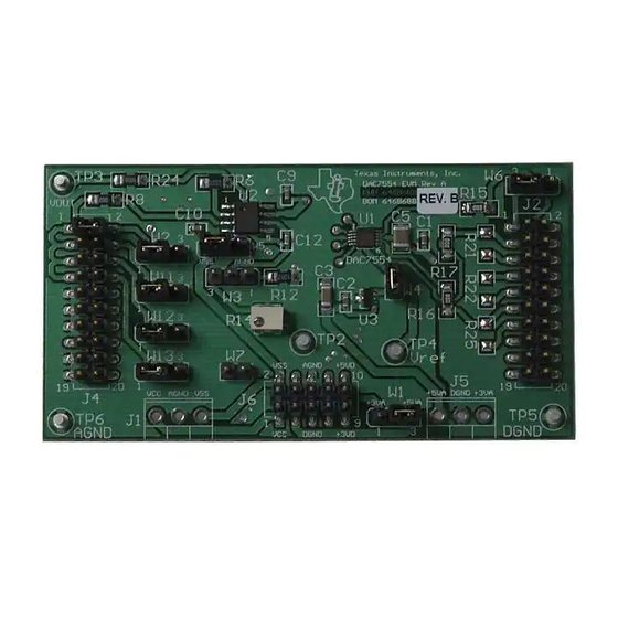 Texas Instruments DAC7554 User Manual