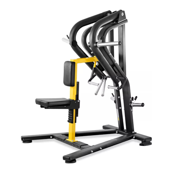 Gymrex GR-MG 58 Low Row Machine Manuals
