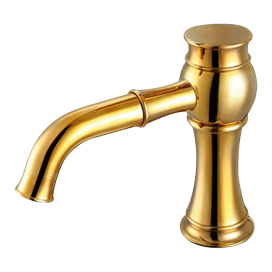 FONTANA SENSOR FAUCETS B5081-G Installation Instructions Manual