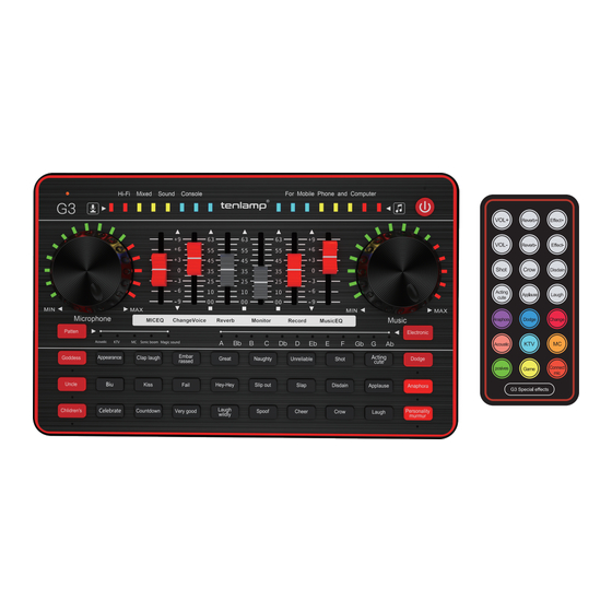 tenlamp G3 User Manual