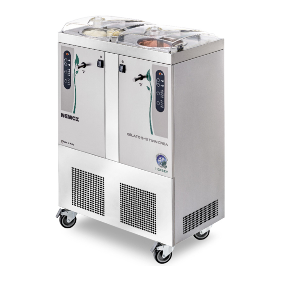 Nemox i-GREEN GELATO 5+5K TWIN CREA Instruction Book