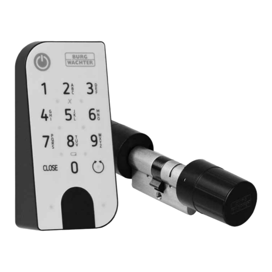 Burg Wächter secuENTRY Set ENTRY Home 5001 PIN Initial Setup Manual