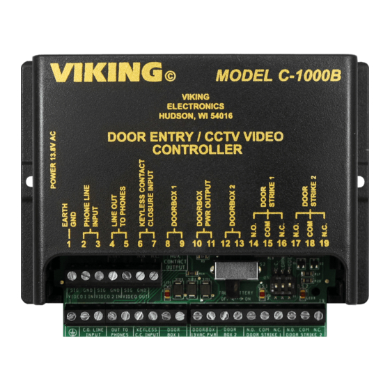 Viking C-1000B Technical Practice