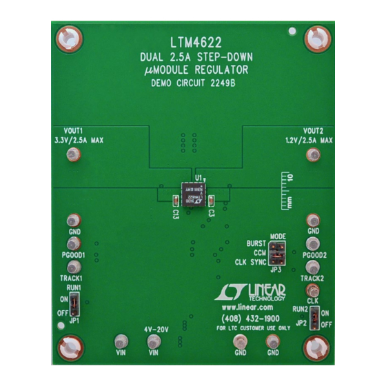 Linear Technology DC2249B Demo Manual