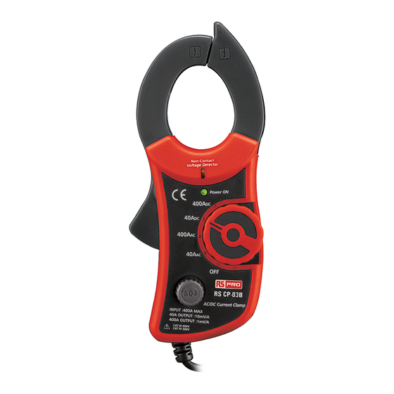 RS PRO CP-03B Instruction Manual