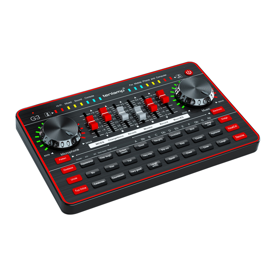 tenlamp G3 Manual