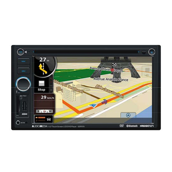 Audiomedia GDF879 Car Video System Manuals