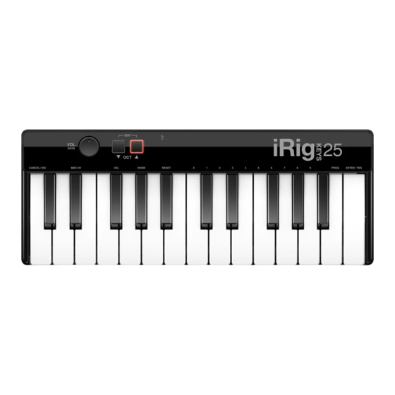IK Multimedia iRig Keys 25 User Manual