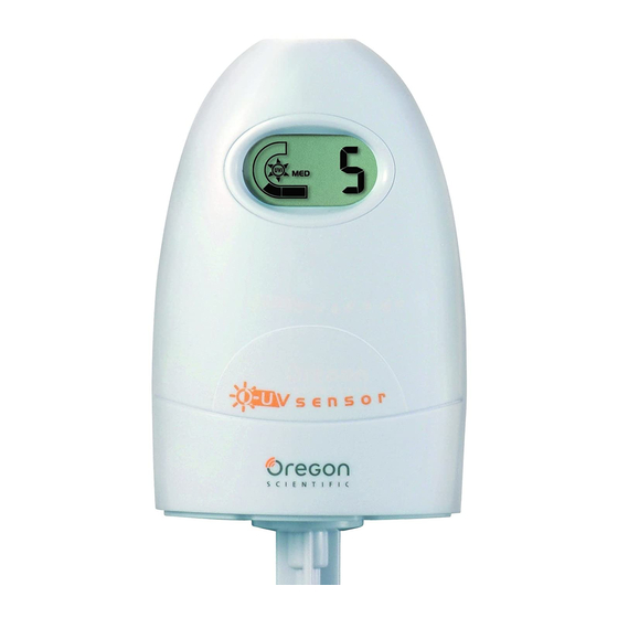 Oregon Scientific UVR128 User Manual