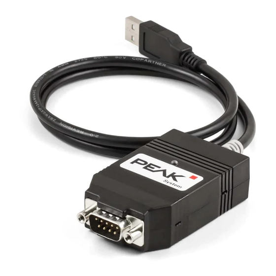 Peak PCAN-USB FD User Manual