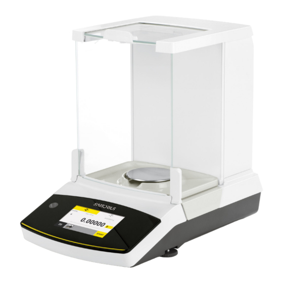 Sartorius YCP06SQ Operating Instructions Manual