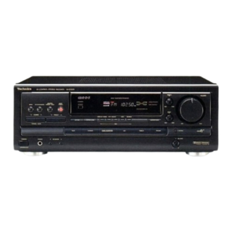 Technics SA-EX510 Operating Instructions Manual