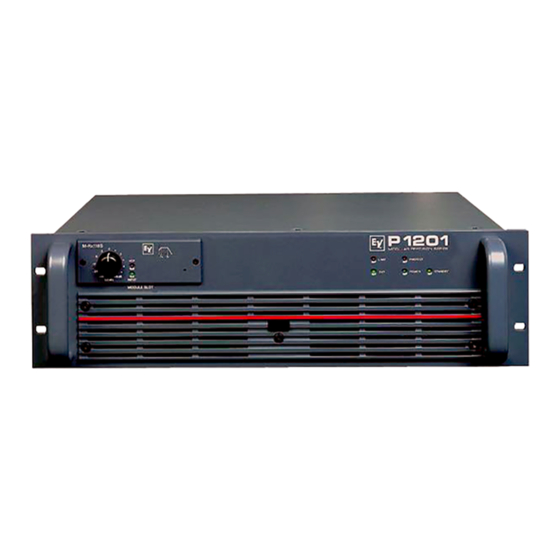 Electro-Voice P 1201 Service Manual
