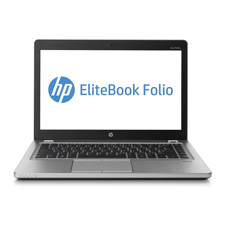 HP EliteBook Folio 9470m User Manual