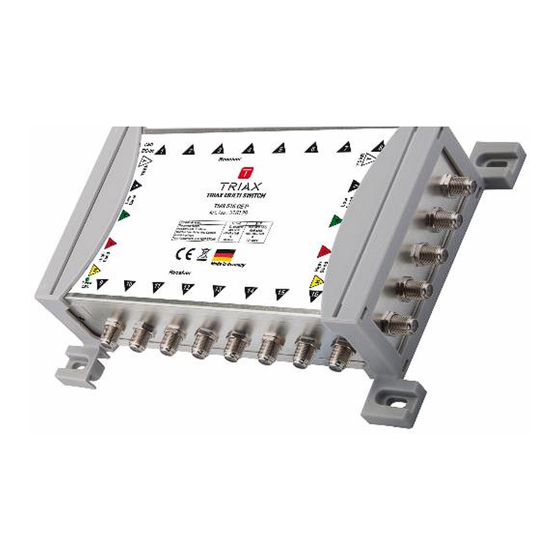 Triax TMS 5XX SE AQ-EU Series User Manual