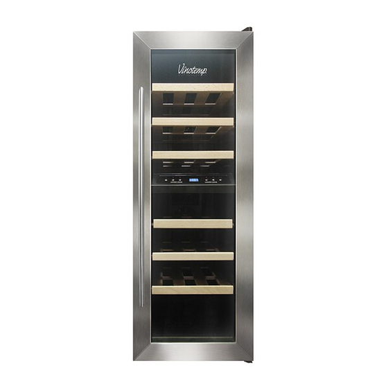 Vinotemp VT-21TEDS-2Z Manual