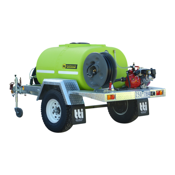 TTI FirePatrol15 Fire Fighting Trailer Manuals