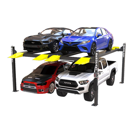 BendPak HD-9 Series Installation And Operation Manual