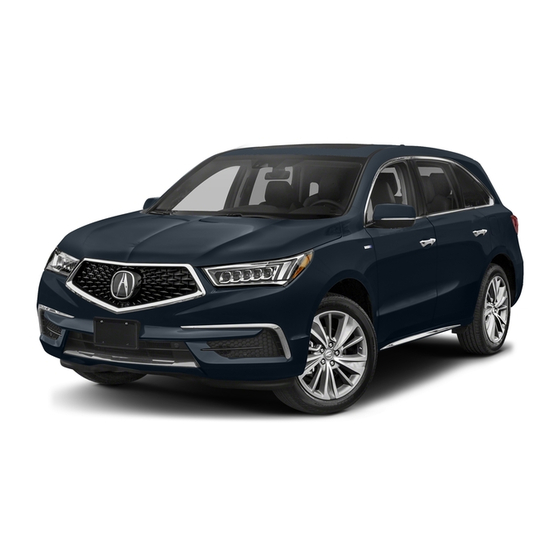 Acura MDX 2017 Service Bulletin