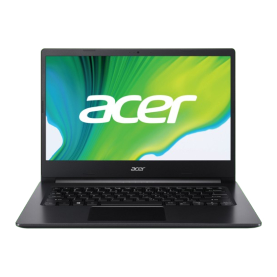 Acer A314-22G Manuals