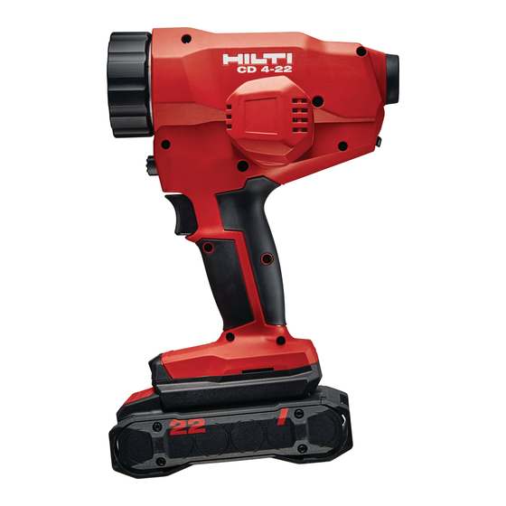 Hilti NURON CD 4-22 Original Operating Instructions