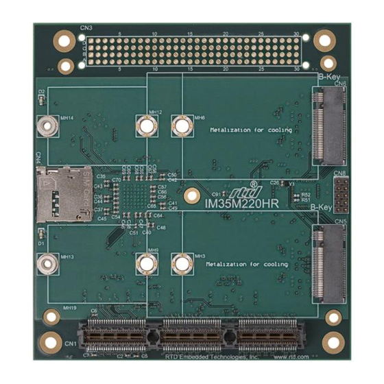 rtd IM35M220HR User Manual