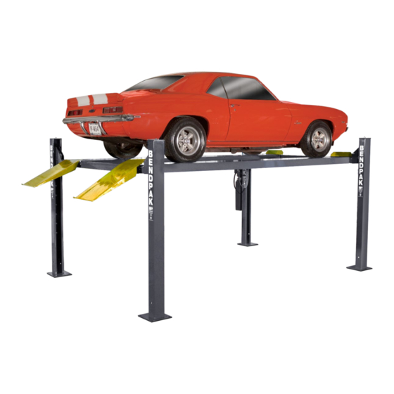 BendPak HD-9 Series Installation And Operation Manual