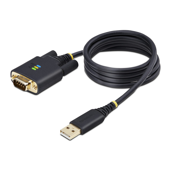 StarTech.com 1P3FFCB-USB-SERIAL Quick Start Manual