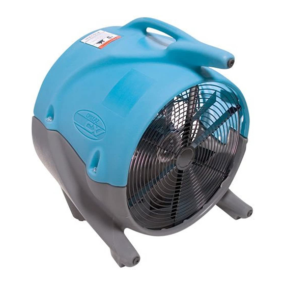 Dri-Eaz Jet CXV TurboDryer Owner's Manual