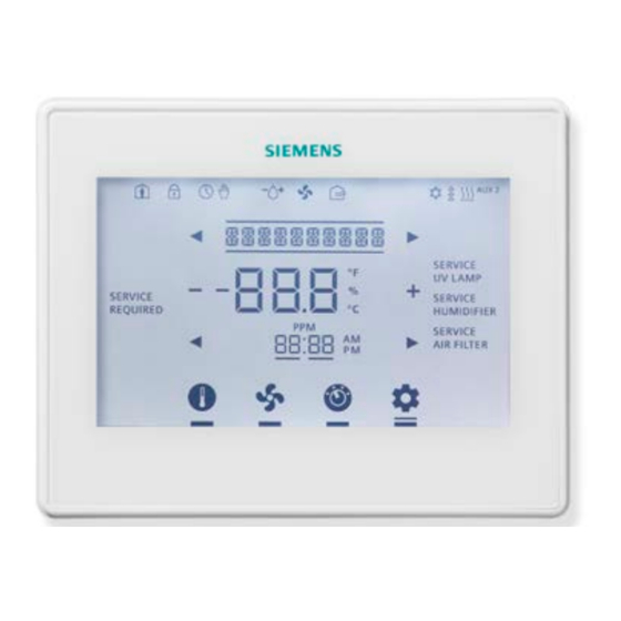 Siemens RDY2000 Manuals