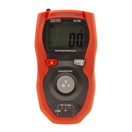 RS PRO RS-946 Instruction Manual