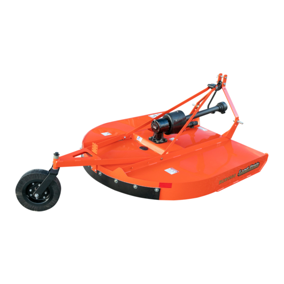 Land Pride RCR1260 Operator's Manual