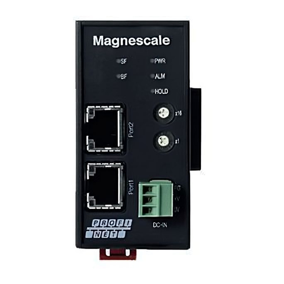 Magnescale MG80-PN Interface Unit Manuals
