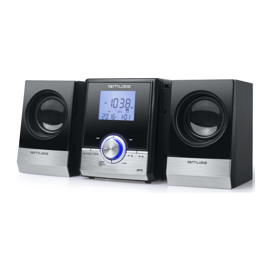 Muse M-35 CM - Micro System CD/MP3 Manual