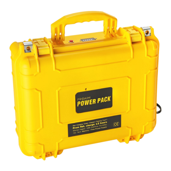 PROAIM Power Pack Instruction Manual