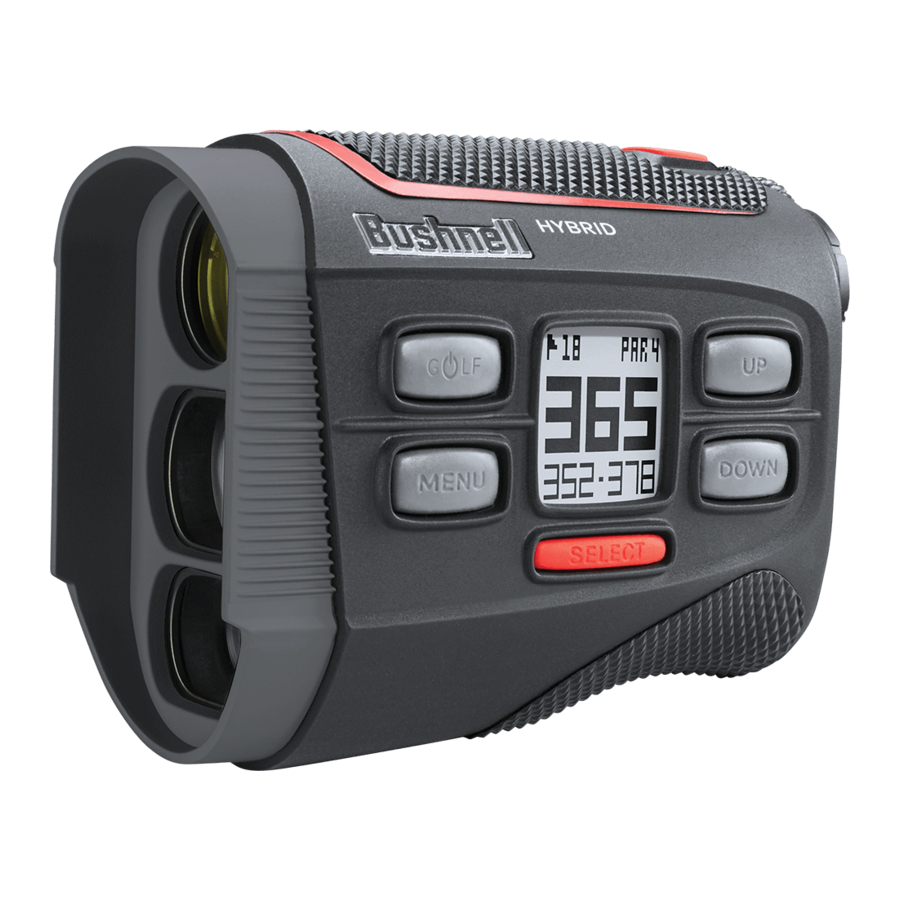 Bushnell GOLF HYBRID - Laser/GPS Rangefinder Manual