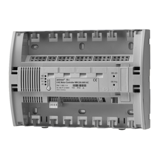 SOMFY animeo IB+ 4 AC Motor Controller WM 220-240 V AC Installation Manual