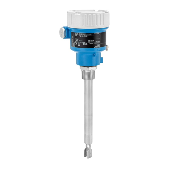 Endress+Hauser Liquiphant FTL51B Brief Operating Instructions