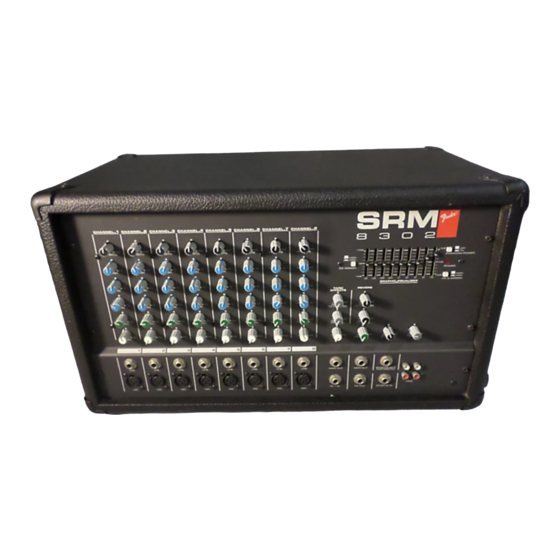 Fender SRM 6302 Manuals