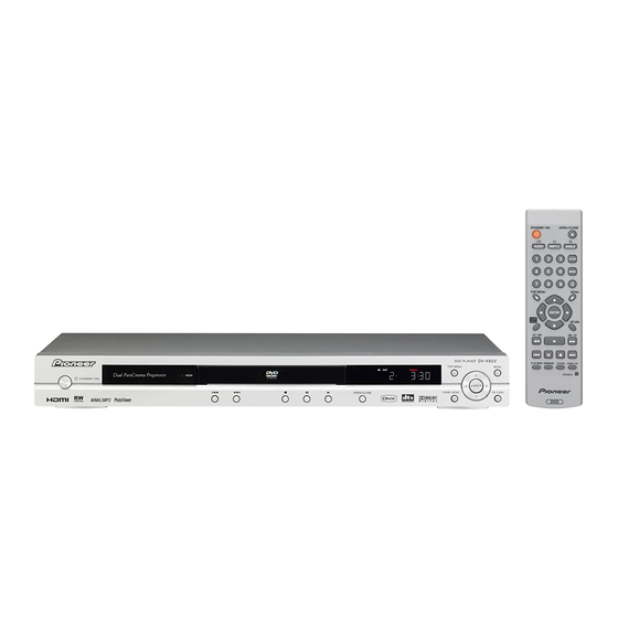 Pioneer DV-393-K Service Manual