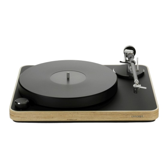 Clearaudio concept wood User Manual