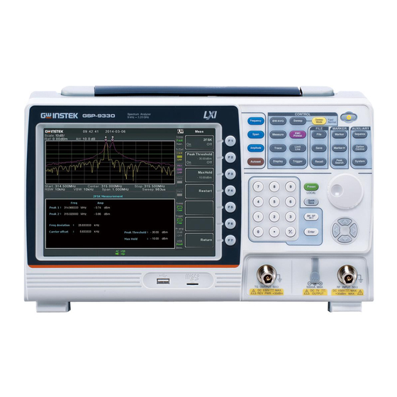 GW Instek GSP-9330 Programming Manual