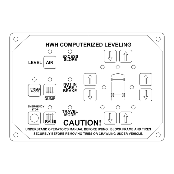 HWH 700 Series Service Manual