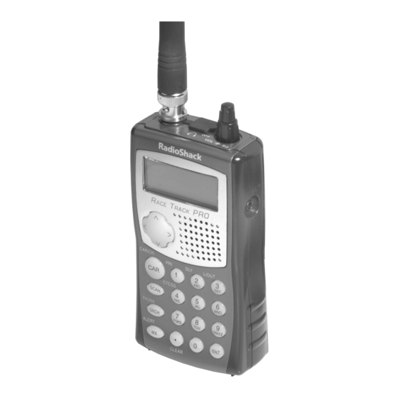Radio Shack PRO-99 Owner's Manual